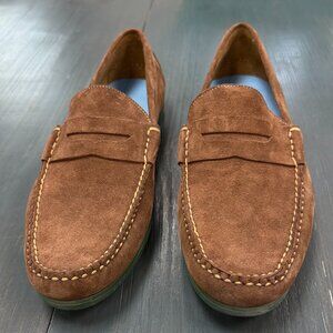 Peter Millar Brown Suede Loafers